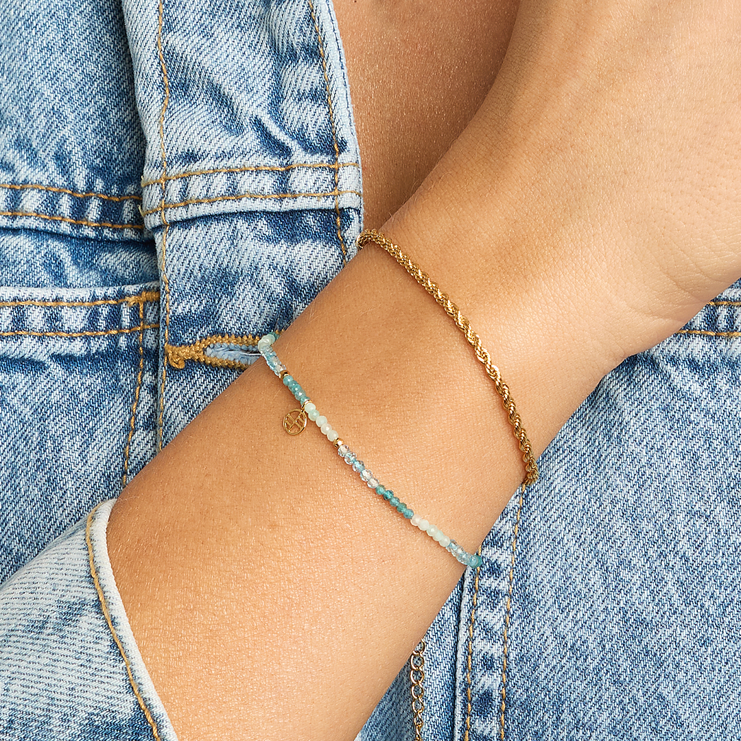 Stylish Blue Bracelet Set for Women - Trendy Boho Beaded Jewelry for Casual & Party Wear - Perfect Gift for Her