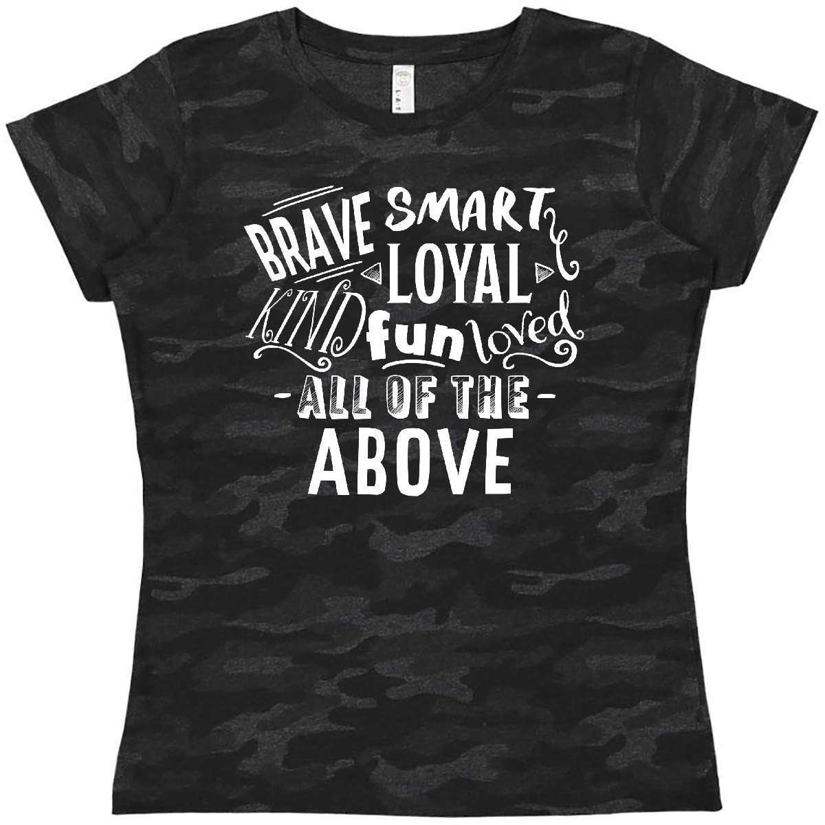 Brave Smart Loyal Kind Fun Loved Women's T-Shirt - Comfortable Cotton Tee for Everyday Wear, Casual Outfits & Gifts