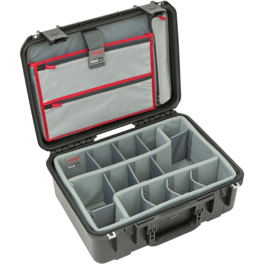 SKB iSeries 1813 7 Case with Think Tank Photo Dividers & Lid Organizer - Durable Hard Shell Protective Case for Camera Equipment, Electronics & Tools - Perfect for Travel, Storage & Professional Photography