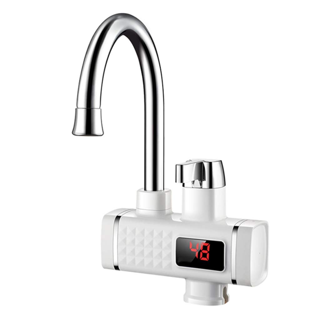 220V Electric Faucet with Hot Water - 360° Rotating Kitchen & Bathroom Sink Faucet for Instant Hot and Cold Water - Perfect for Home, Office, and RV Use