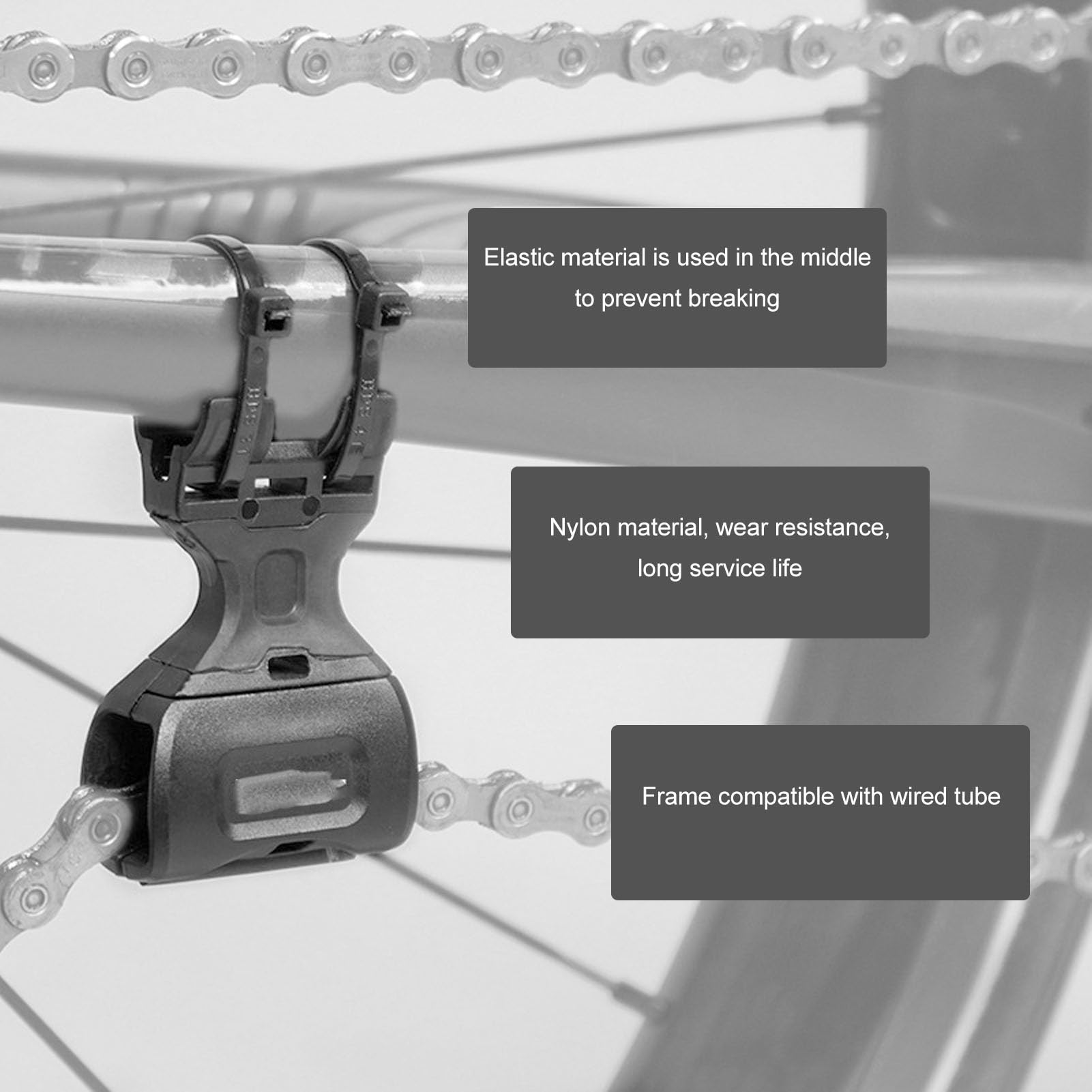 Mountain Bike Chain Tensioner - Anti-Drop Chain Retention Device for Bicycle Repair & Maintenance | Perfect for Trail Riding, Downhill & MTB Upgrades