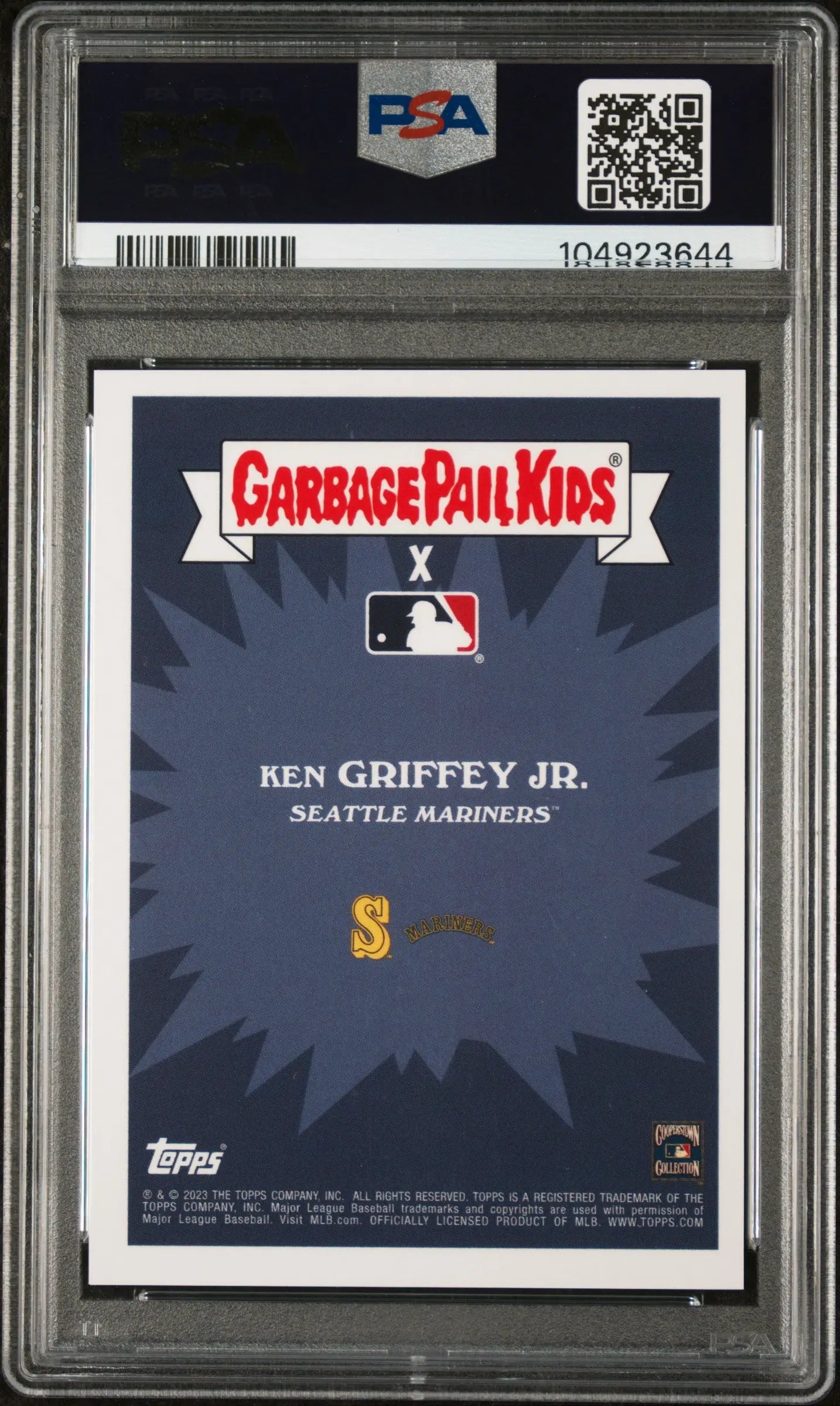 2023 Topps Garbage Pail Kids X MLB Series 3 Kid Ken Green Foil PSA 9 /75 - Rare Baseball Trading Card for Collectors & Sports Fans - Perfect for Display, Investment & Trading Card Games