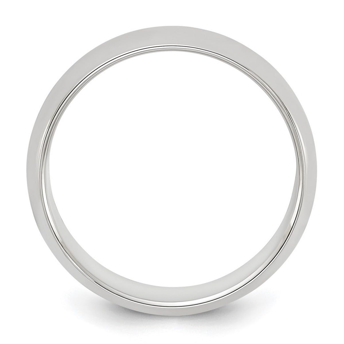 925 Sterling Silver Half Round Band Ring for Women & Men - Durable & Hypoallergenic Wedding, Engagement, or Fashion Jewelry - Available in Multiple Sizes (US 4-12) - Perfect for Gifts, Anniversaries & Everyday Wear