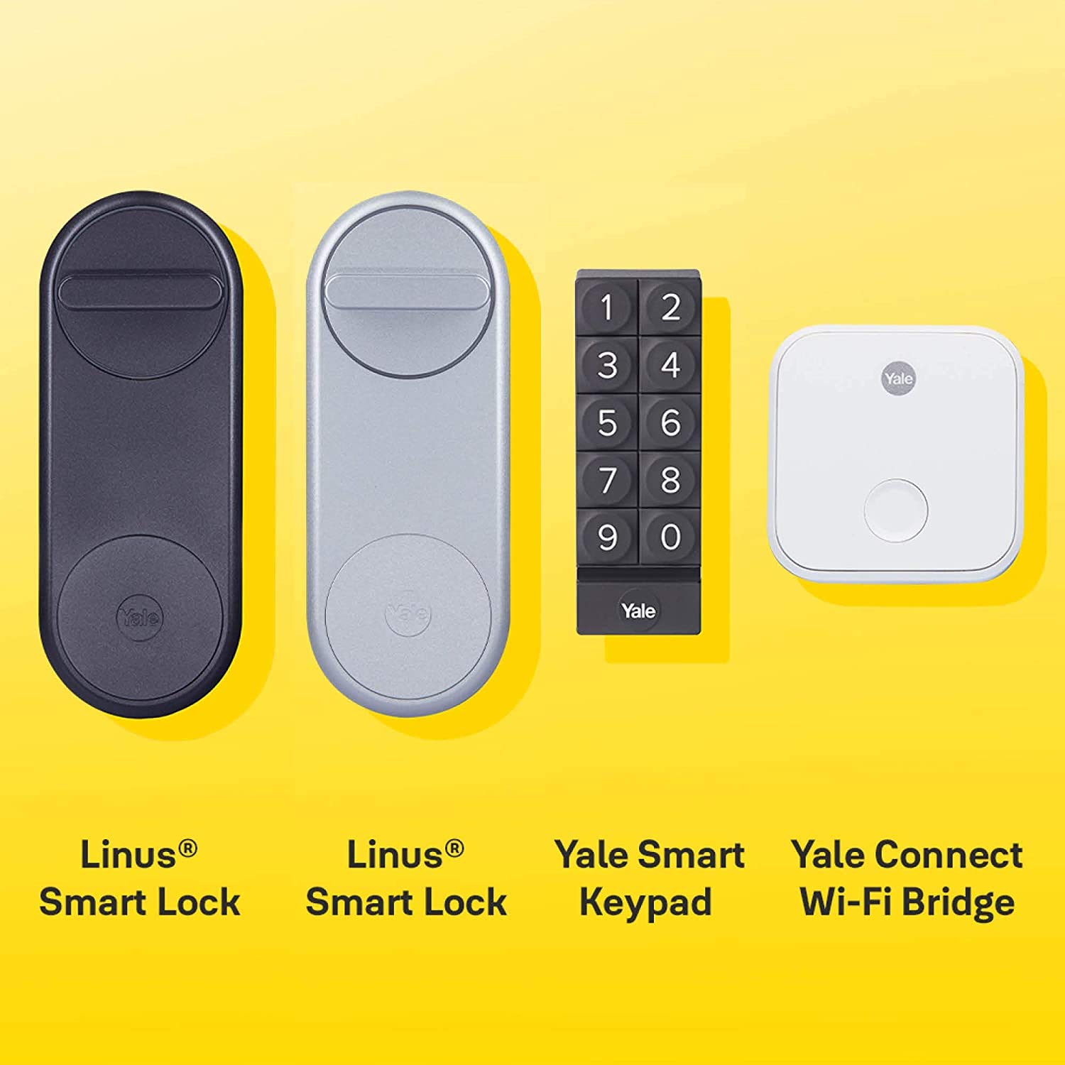 Yale Linus® HS-K Cylinder Replacement for Linus® Smart Lock - 35mm x 40mm Size | Secure & Durable Smart Home Upgrade for Doors & Cabinets