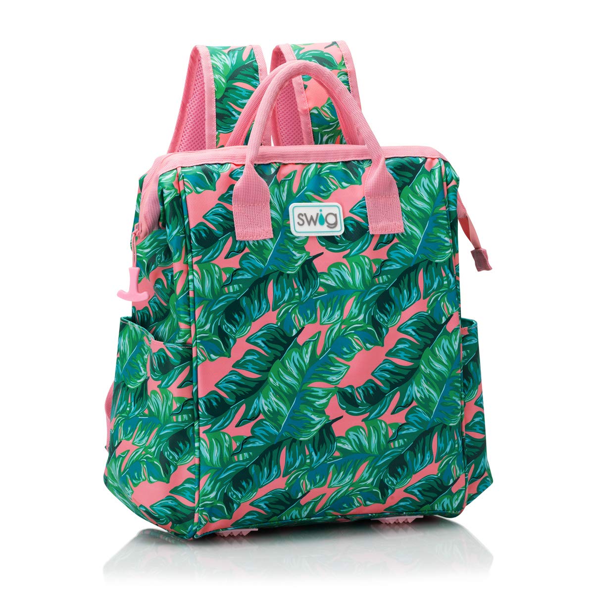 Swig Life Packi Backpack Cooler - Portable & Lightweight Insulated Cooler Backpack with Leakproof Lining, Waterproof Design, Padded Shoulder Straps, Magnetic Side Pockets & Airtight Zipper - Perfect for Beach, Picnic, Camping, Hiking & Outdoor Adventures