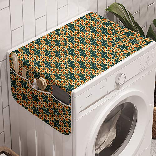 Dark Teal Mustard and Rust
