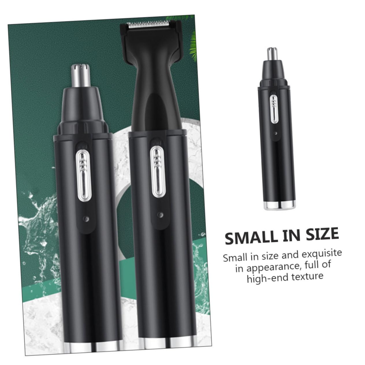Men's Electric Nose Hair Trimmer - 3-in-1 Eyebrow, Beard & Ear Hair Groomer - Low Noise & Energy Efficient - Perfect for Travel, Home & Office Grooming