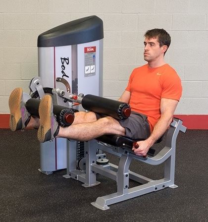 Body Solid S2LEC Commercial Leg Extension & Leg Curl Machine for Home & Gym - Strength Training Equipment for Thighs & Hamstrings Workout