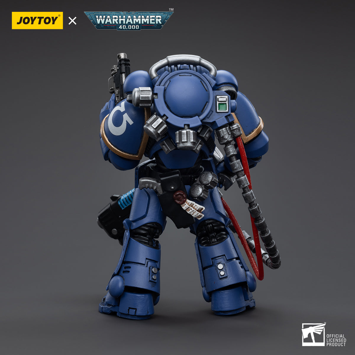 JOYTOY 1/18 Scale Warhammer 40K Ultramarines Hellblasters Action Figure Set (3-Pack) - Perfect for Tabletop Gaming, Collecting, and Warhammer 40K Battle Scenes