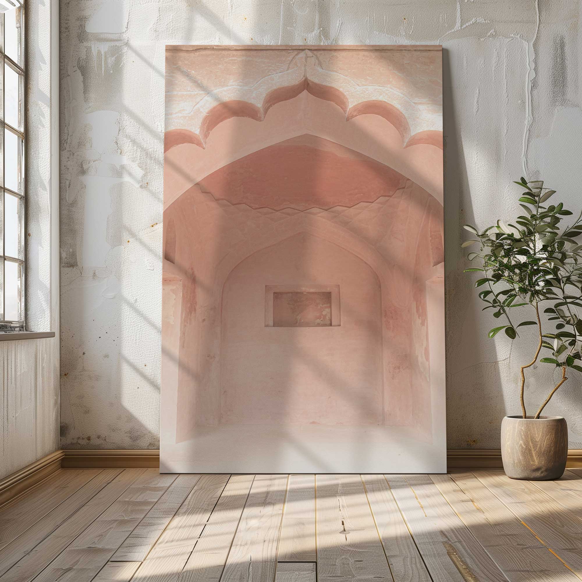 Desert Rose Alcove Large Canvas Print - Stunning Wall Art for Living Room, Bedroom & Office Decor