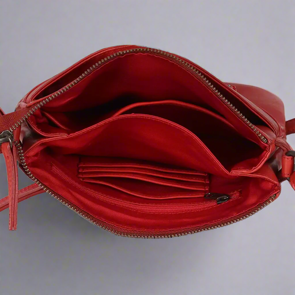 Premium MET Leather Crossbody Bag for Women - Stylish & Durable Handbag with Adjustable Strap - Perfect for Travel, Work & Everyday Use