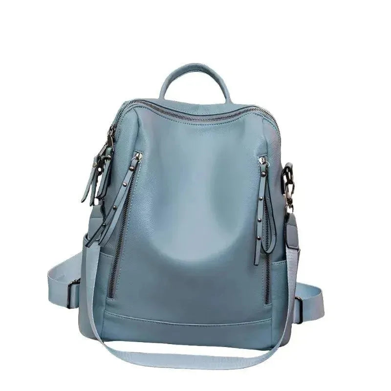 Genuine Leather Women's Backpack - Stylish & Durable Laptop Bag for Work, Travel & College | Perfect for Professionals & Students