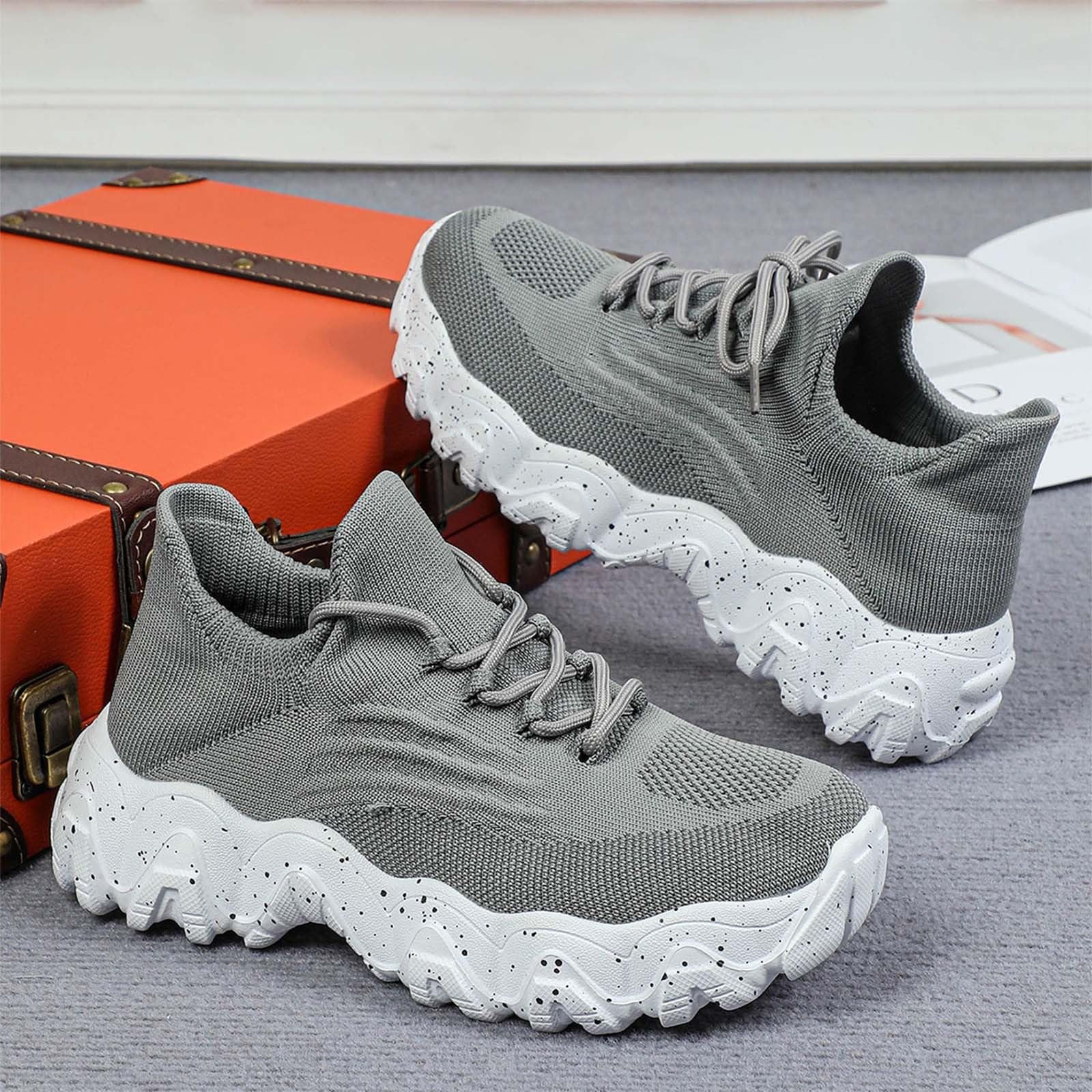 Ortho Pro Women's Breathable Mesh Non-Slip Lightweight Running Sneakers - Perfect for Casual Wear, Jogging & Daily Comfort