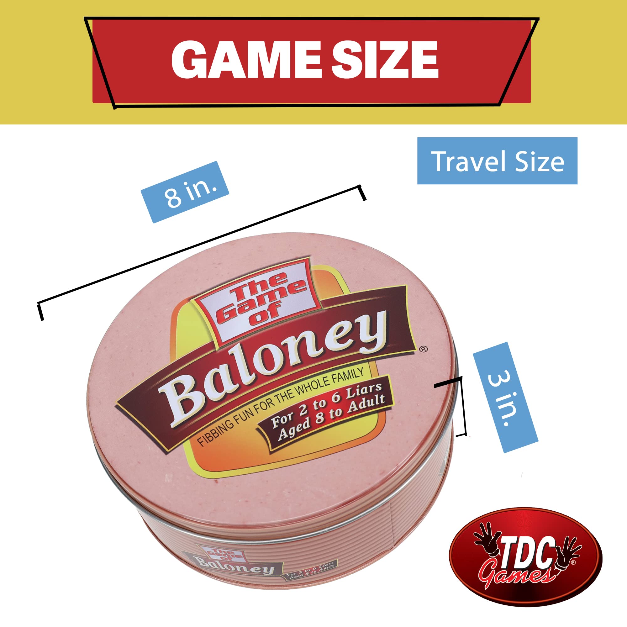 TDC Games The Game of Baloney - Fun Family Board Game for Kids & Adults - Perfect for Game Nights, Parties & Family Bonding