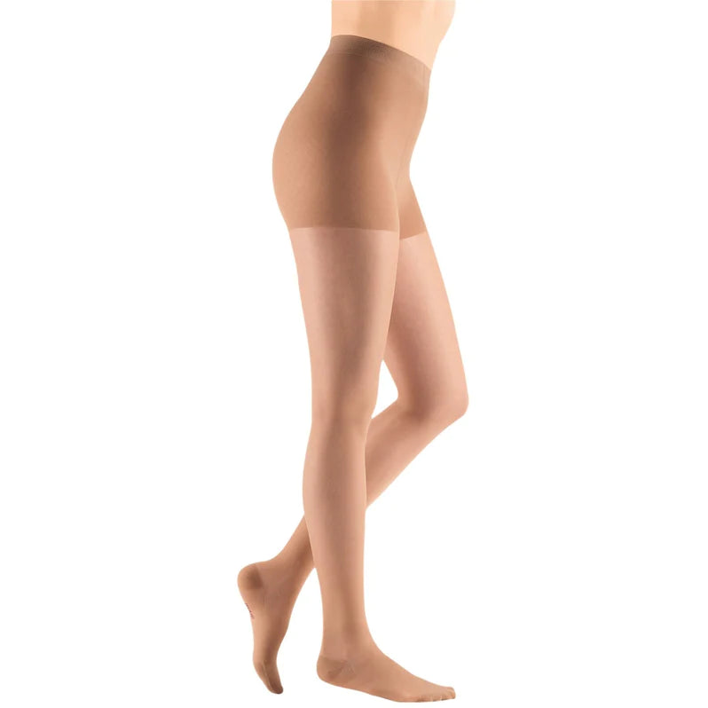 Medi Sheer & Soft 15-20mmHg Closed Toe Maternity Compression Stockings with Adjustable Waist Band - Perfect for Pregnancy Comfort & Circulation Support