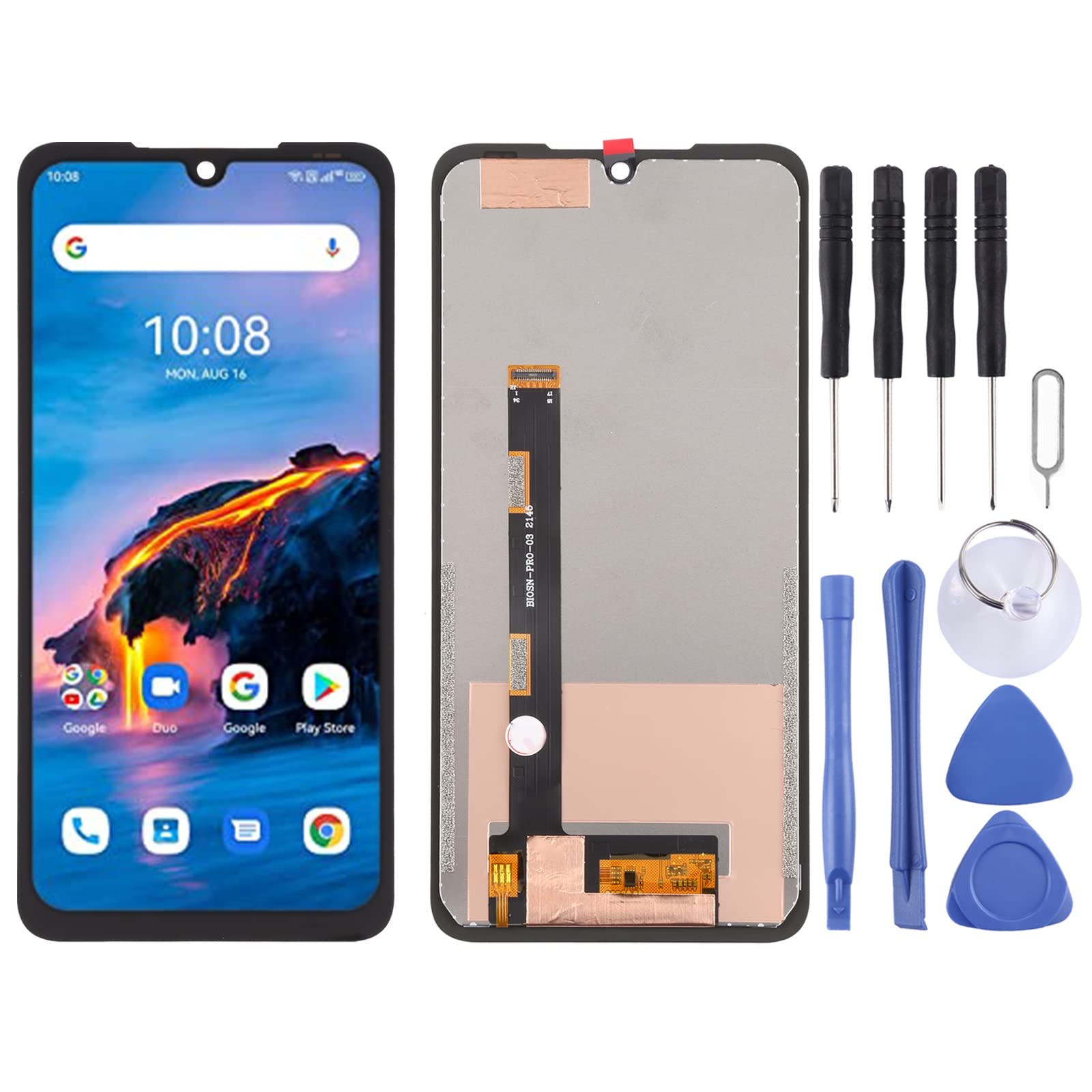 UMIDIGI Bison Pro LCD Screen and Digitizer Full Assembly Replacement - High-Quality Cell Phone Accessories for DIY Repair | Perfect for Cracked or Damaged Displays
