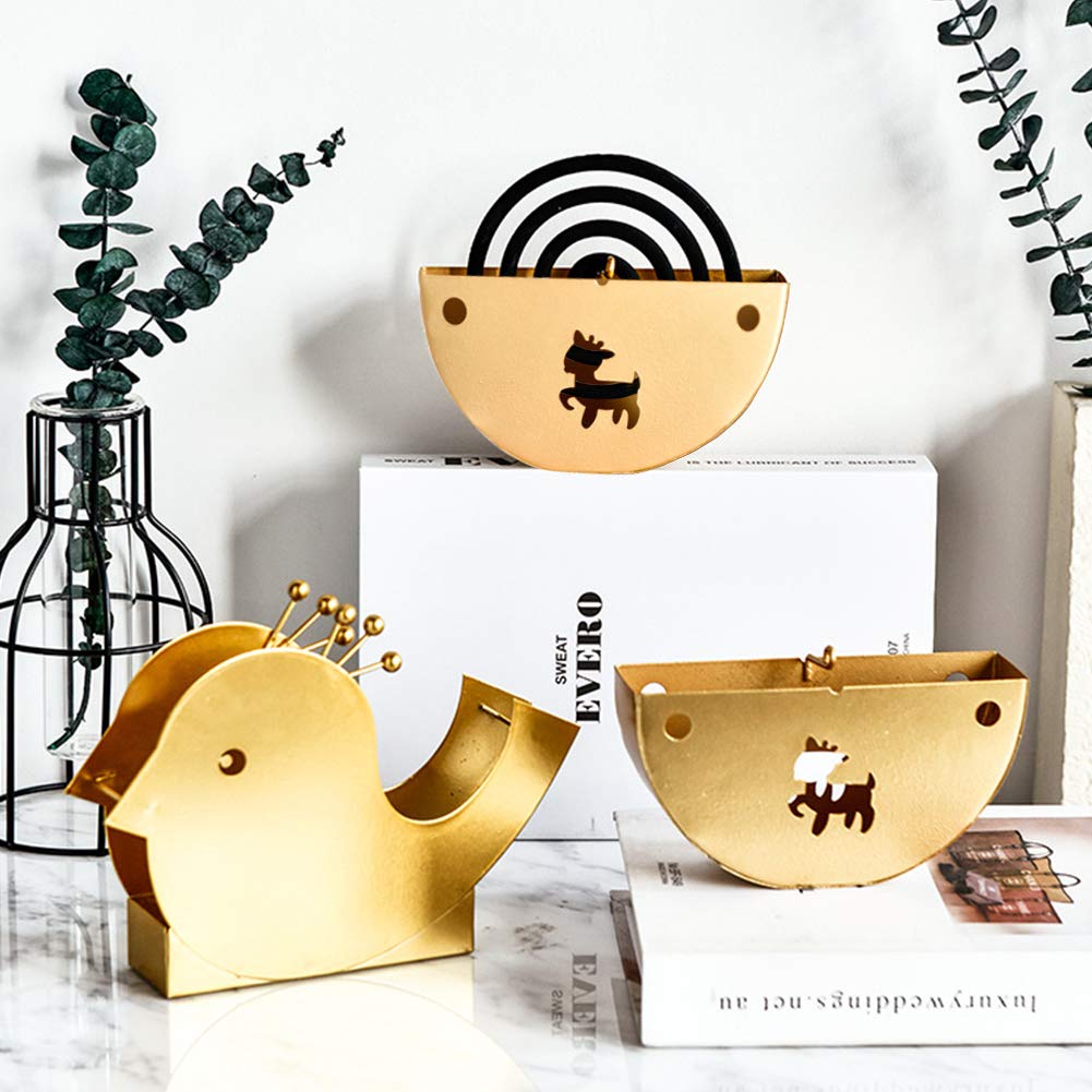Fireproof Mosquito Coil Holder - Hanging & Tabletop Incense Burner for Outdoor/Indoor Use - Deer-Shaped Portable Anti-Mosquito Device for Patio, Camping & Home Decor