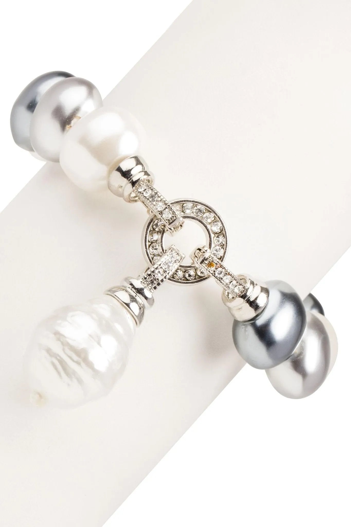 Elegant Neapolitan Pearl Bracelet for Women - Handmade Genuine Pearl Jewelry Gift for Birthday, Anniversary & Special Occasions