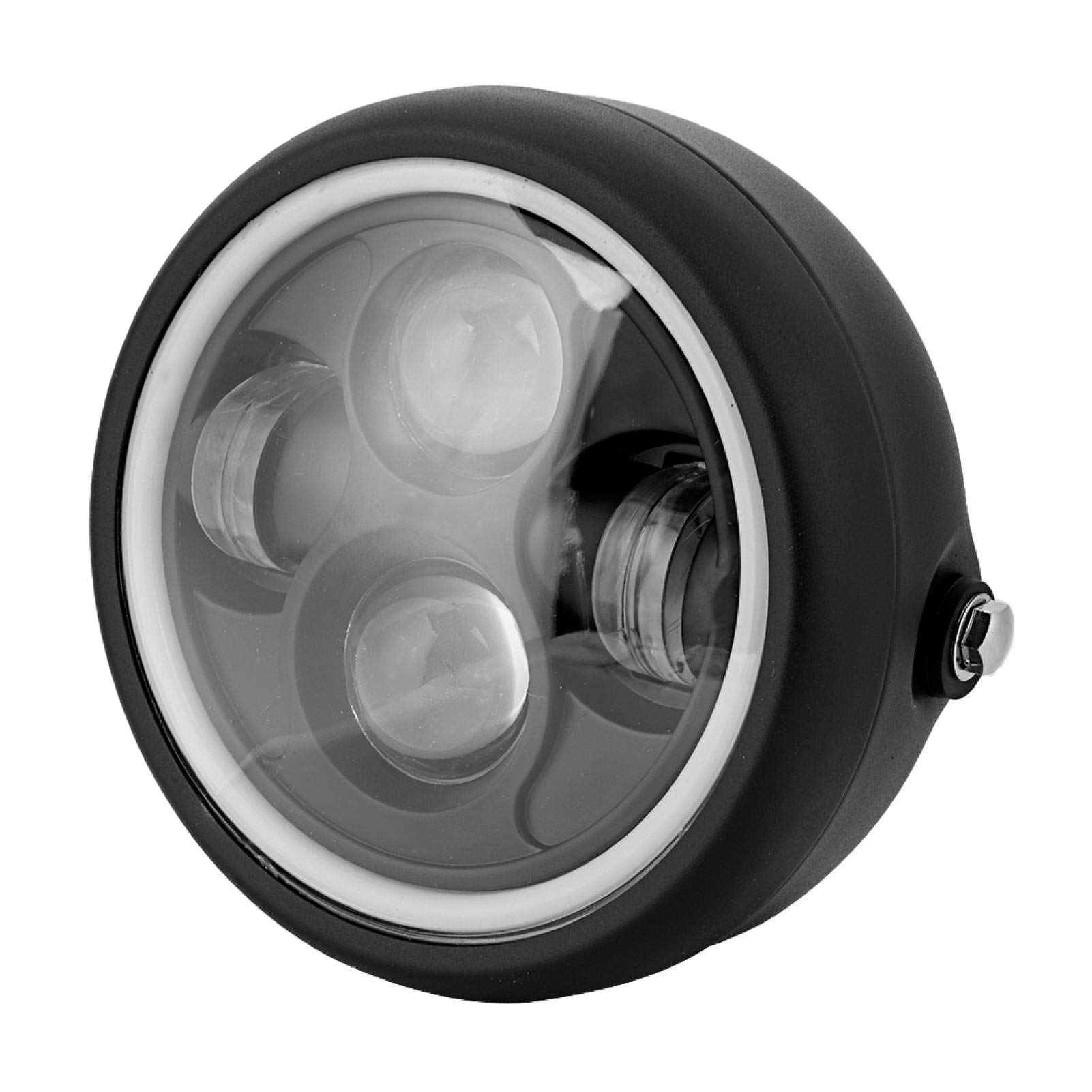 **Fydun 5.75 Inch Retro LED Motorcycle Headlight - High Brightness Round Front Lamp for Harley, Chopper & Cruiser Bikes | Perfect for Night Riding & Off-Road Adventures**
