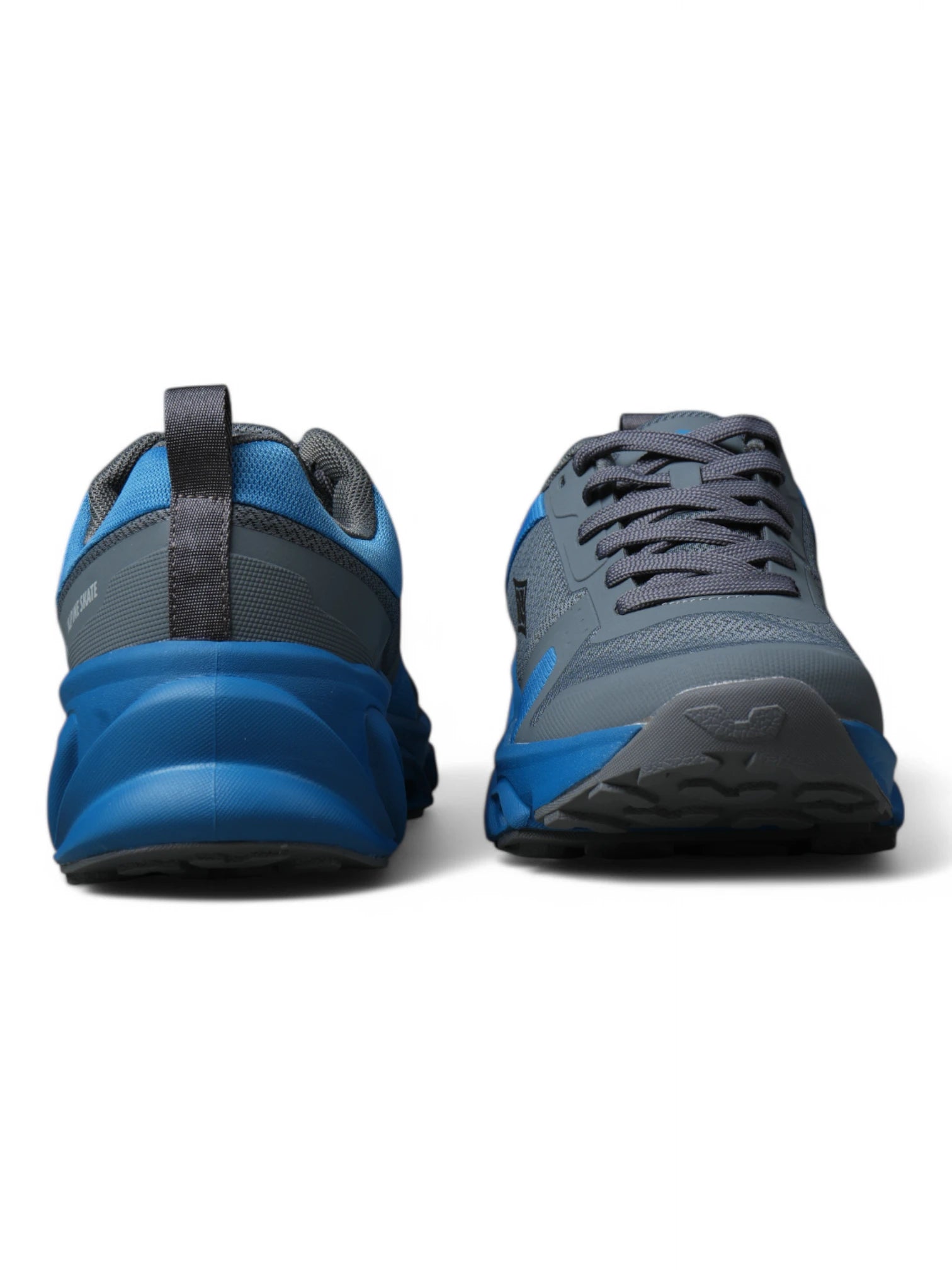 Alpine Skate Kalispell Blue Grey Skate Shoes - Men's High-Top Sneakers for Street Skating & Urban Fashion
