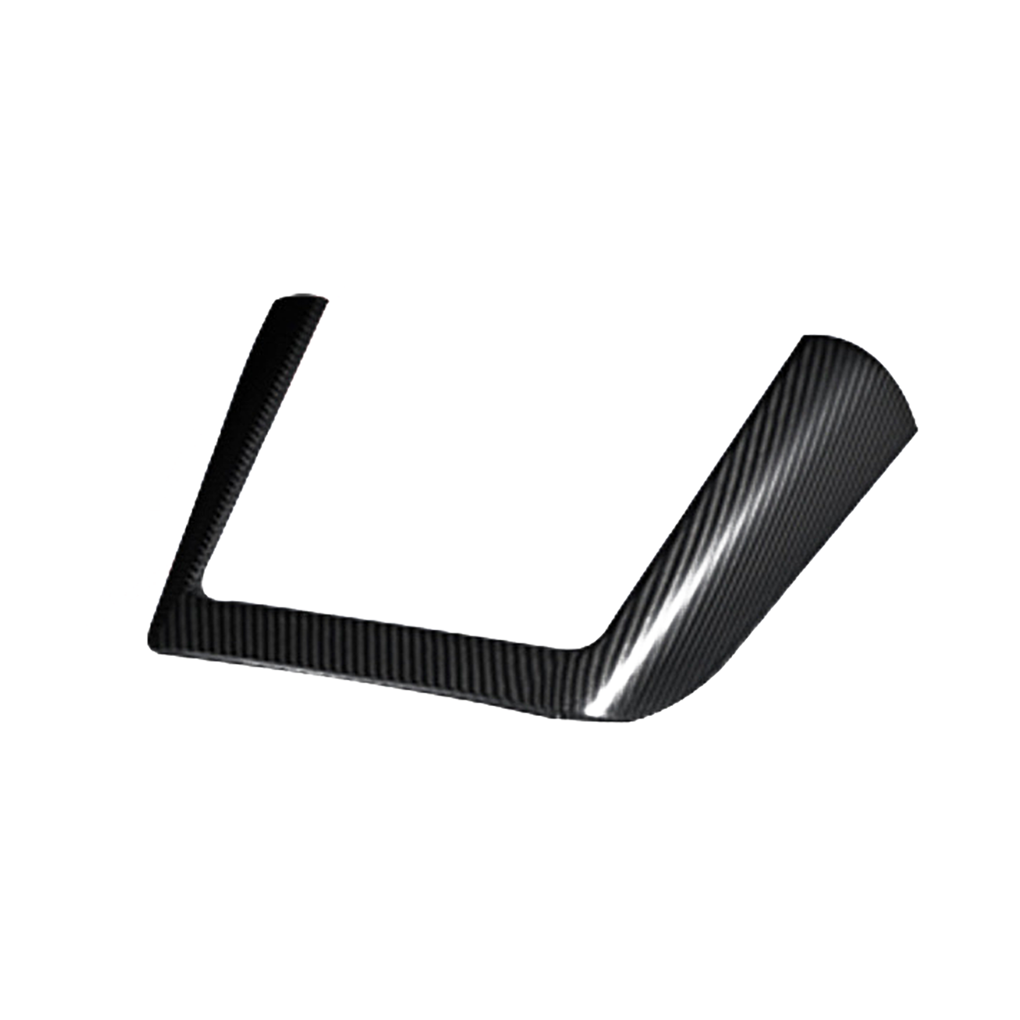 Premium Real Carbon Fiber Charging Pad Frame for Tesla Model Y 2025+ (Juniper) - Glossy & Matte Finish Interior Upgrade | Wireless Charging Accessory for Enhanced Car Aesthetics & Convenience
