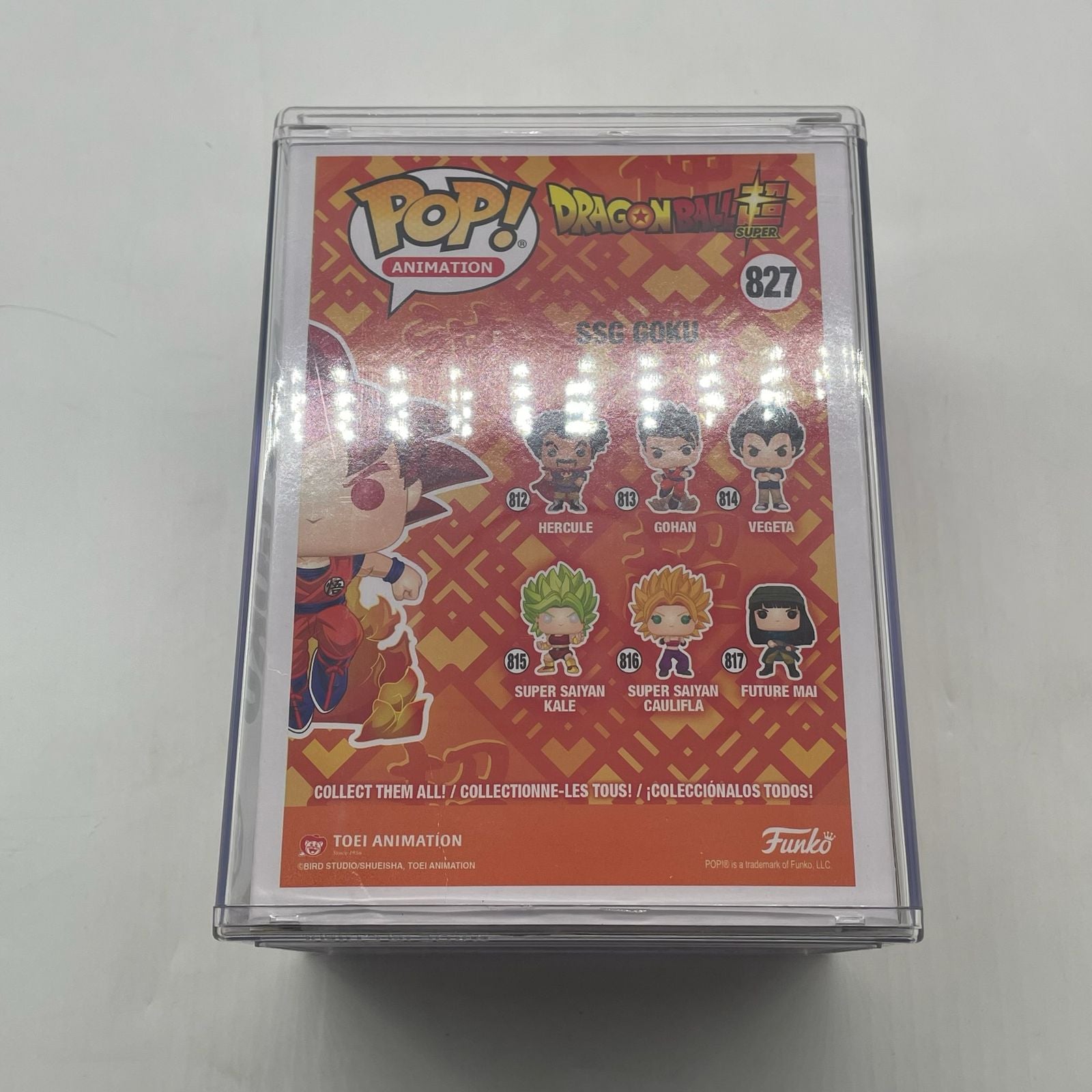 Dragon Ball Super Saiyan God Goku #827 Funko Pop Vinyl Figure Collectible - Perfect for Anime Fans, Gift for Collectors & Home Office Decor