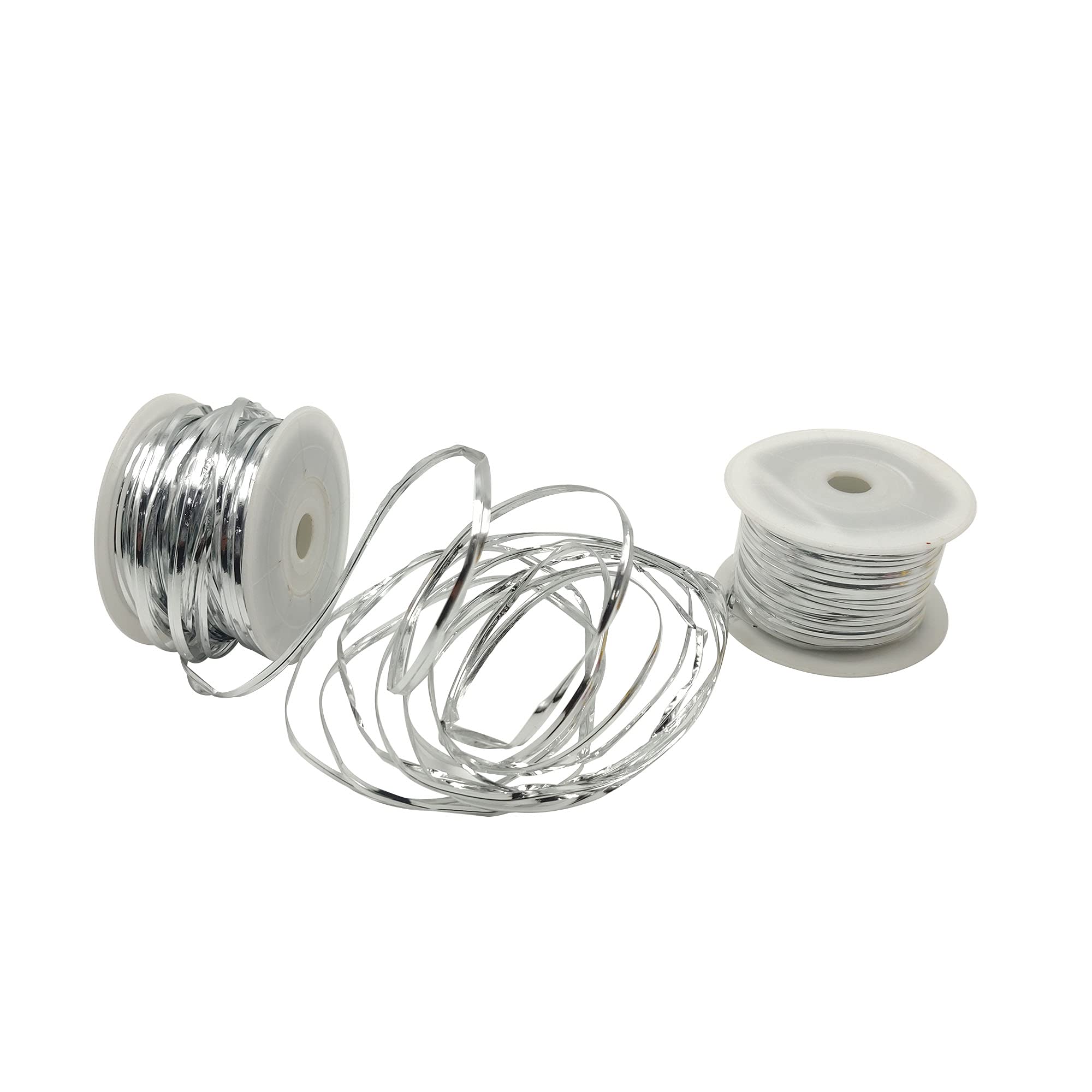 Esslly Premium Silver Aluminum Twist Ties - 80 Meter Roll for Secure Gift Wrapping | Elegant Chocolate, Bread, Potli & Flower Bouquet Packaging | Durable Twister Ribbon for DIY Crafts, Party Decor & Stylish Gift Presentation