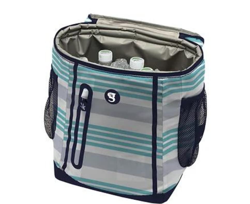 Geckobrands Opticool Backpack Cooler - Insulated 36 Can or 18 Bottle Capacity, 3 Storage Pockets & Easy Access Lid - Perfect for Camping, Beach Trips & Outdoor Adventures