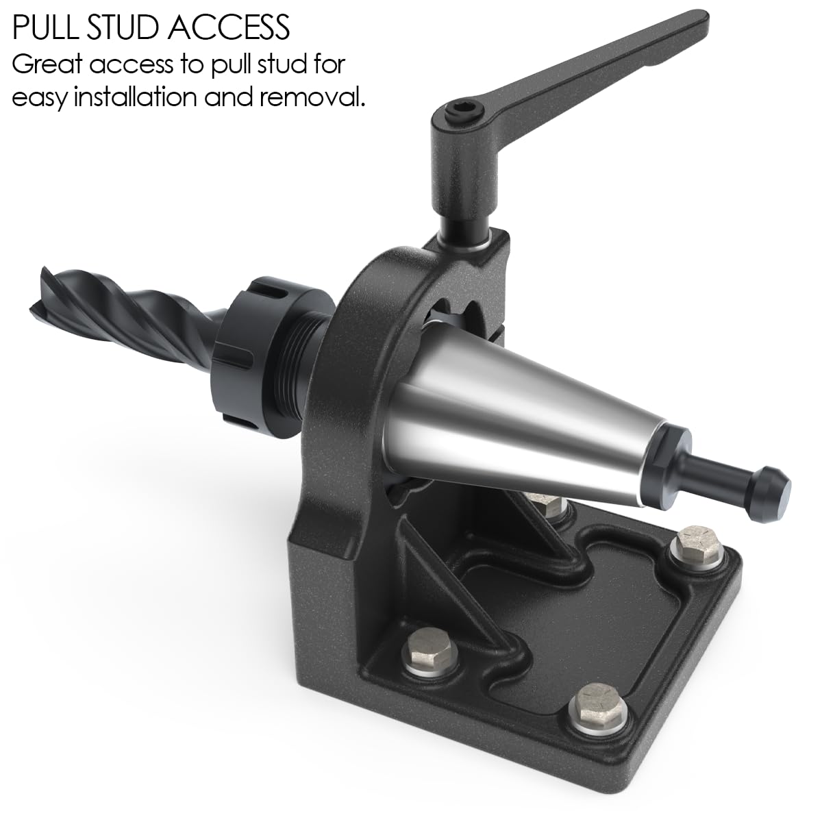 Edge Technology CAT 40 Tool Holder Tightening Fixture - Precision CNC Lathe Accessory for Milling Machines & Industrial Applications