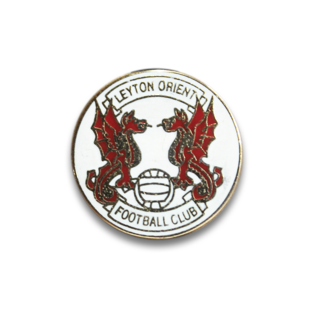 Leyton Orient FC Pin Badge - White - Collectible Football Club Badge for Fans, Supporters & Memorabilia - Perfect for Jackets, Hats, Bags & Scarf Display