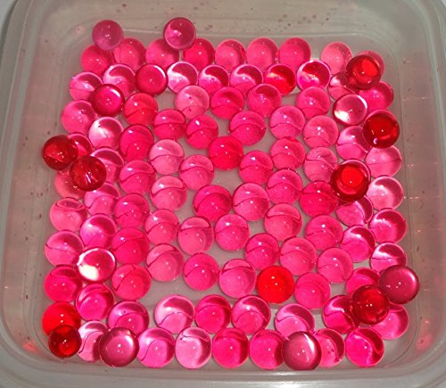 Deco Water Beads - Vibrant Vase Filler & Wedding Centerpiece, DIY Candle Holders, Home Decor & Sensory Play (Red) | Perfect for Weddings, Parties, and Relaxation Therapy