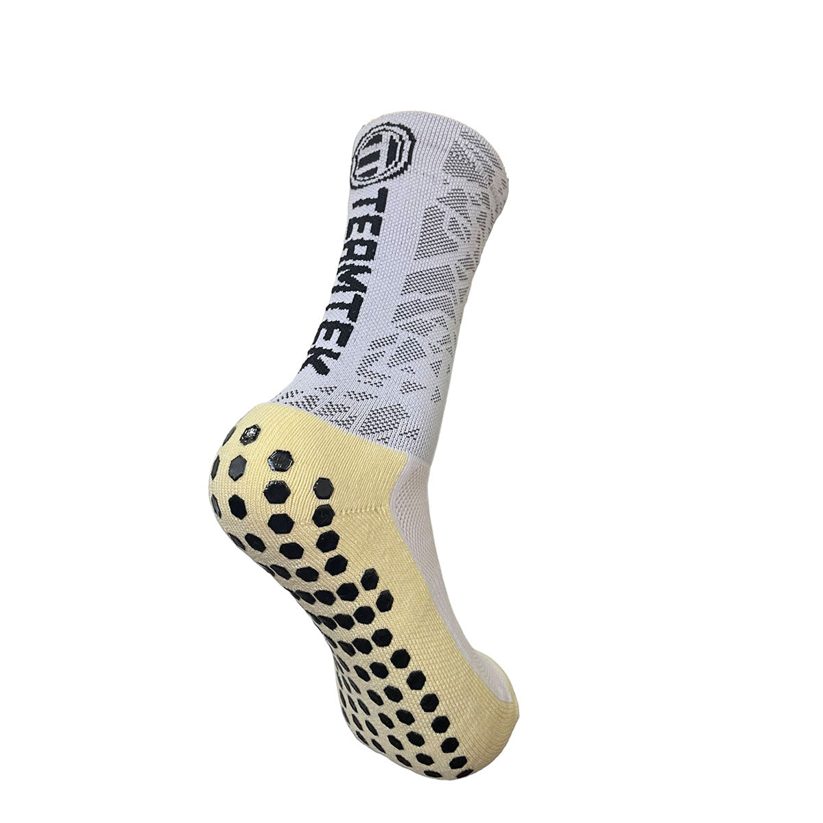 Ayrtek TeamTek Cricket Traction Socks - Non-Slip Sports Grip Socks for Cricket, Football & Soccer - Enhanced Performance & Comfort for Athletes (Perfect for Matches, Training & Outdoor Sports)