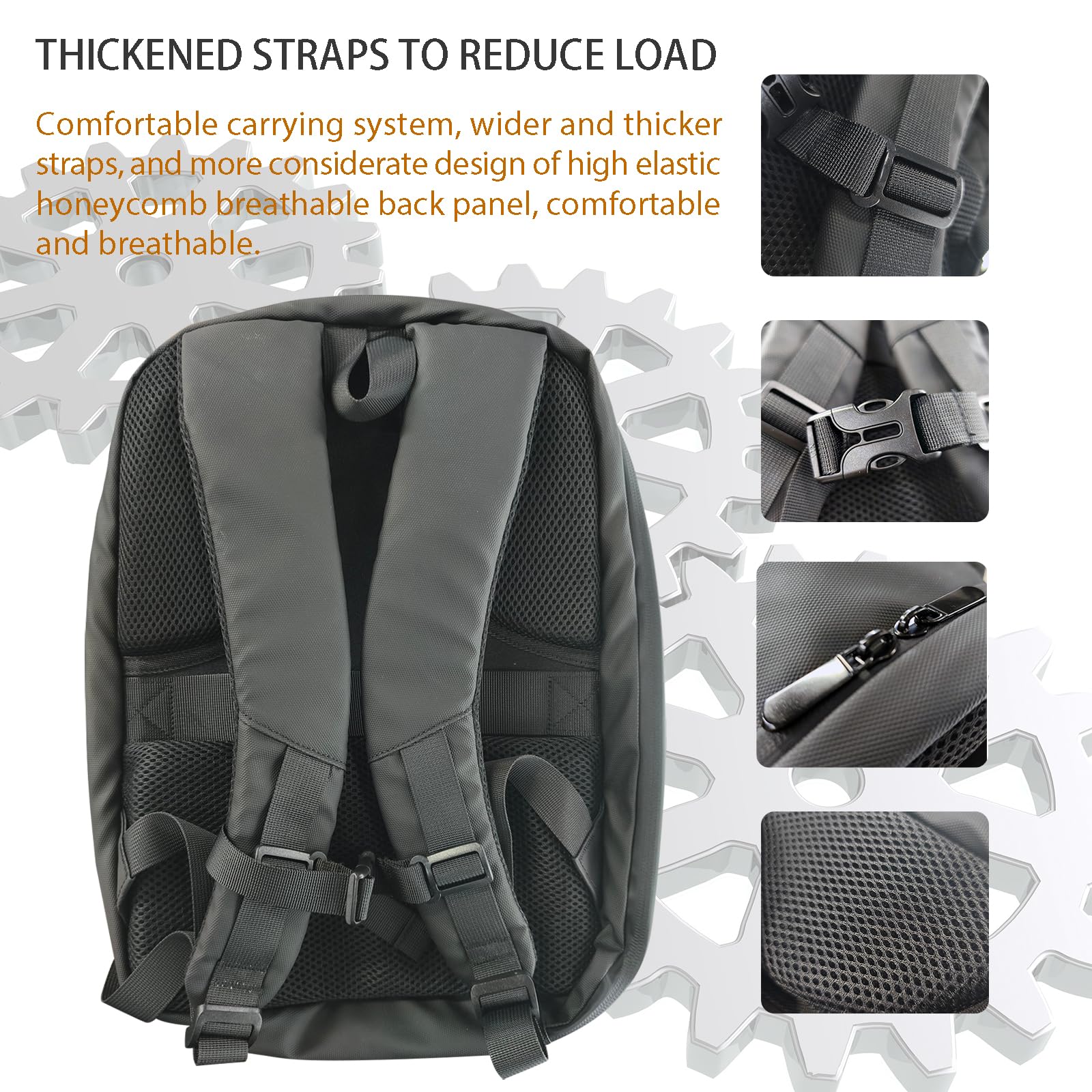 Programmable LED Screen Backpack - Full Color Waterproof Laptop Backpack with Real-Time Navigation Display | Perfect for Travel, Motorcycle Riding & Unique Valentine's Day Gifts for Men and Women