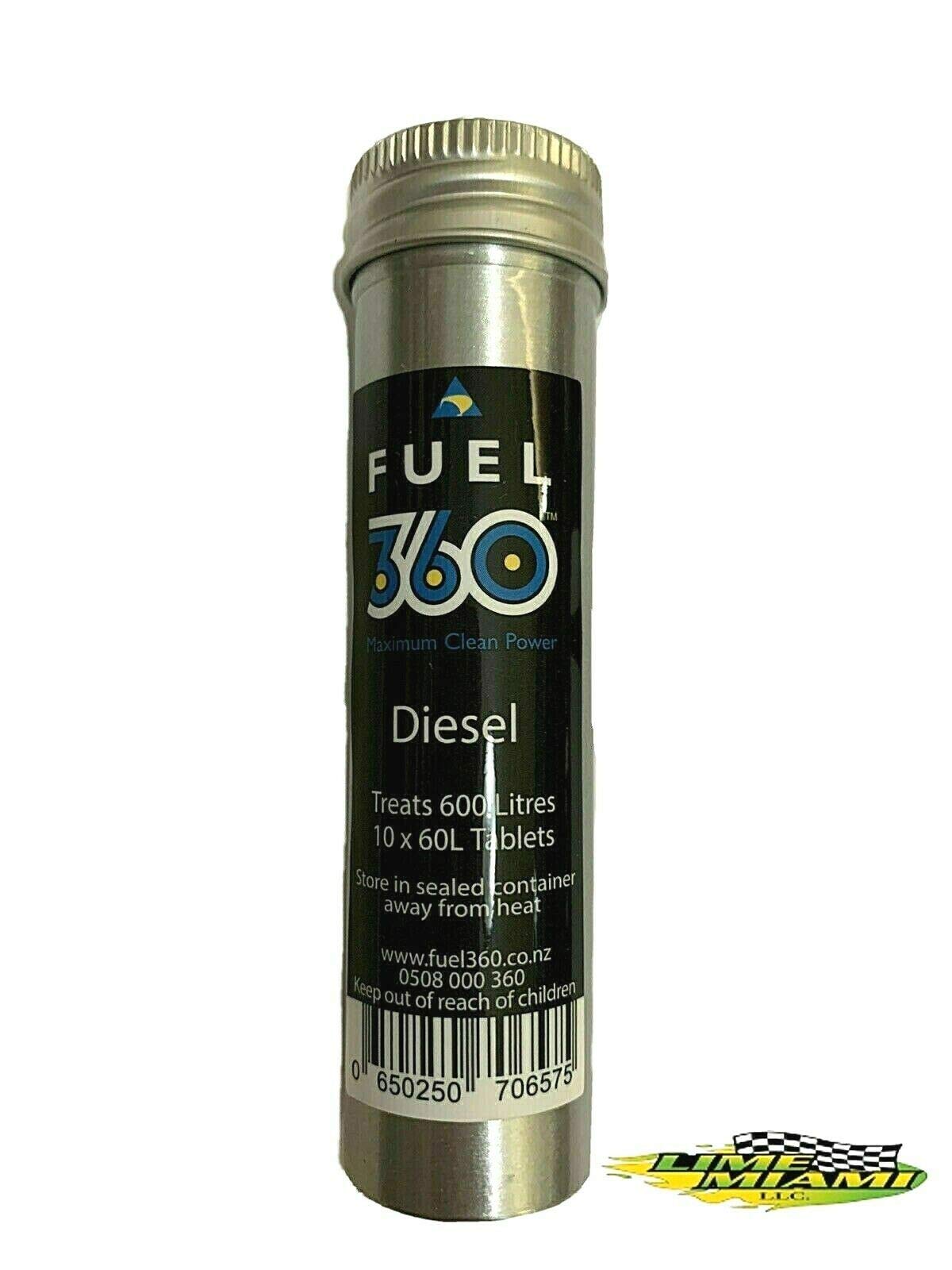 Diesel Fuel Additive Treatment Tablets - 10 Pack for Engine Cleaner & Performance Boost - Ideal for Trucks, Boats & Heavy Equipment