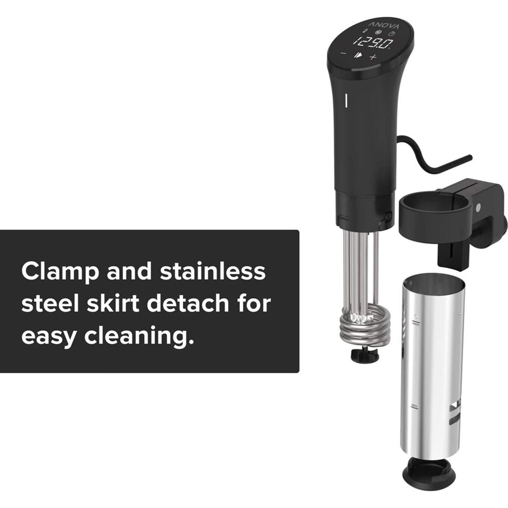 Anova Sous Vide Precision Cooker 1000W with WiFi - Professional Immersion Circulator for Perfect Steak, Chicken & Fish - Includes 1 Year Warranty (Open Box) - Ideal for Home Chefs & Restaurant Cooking