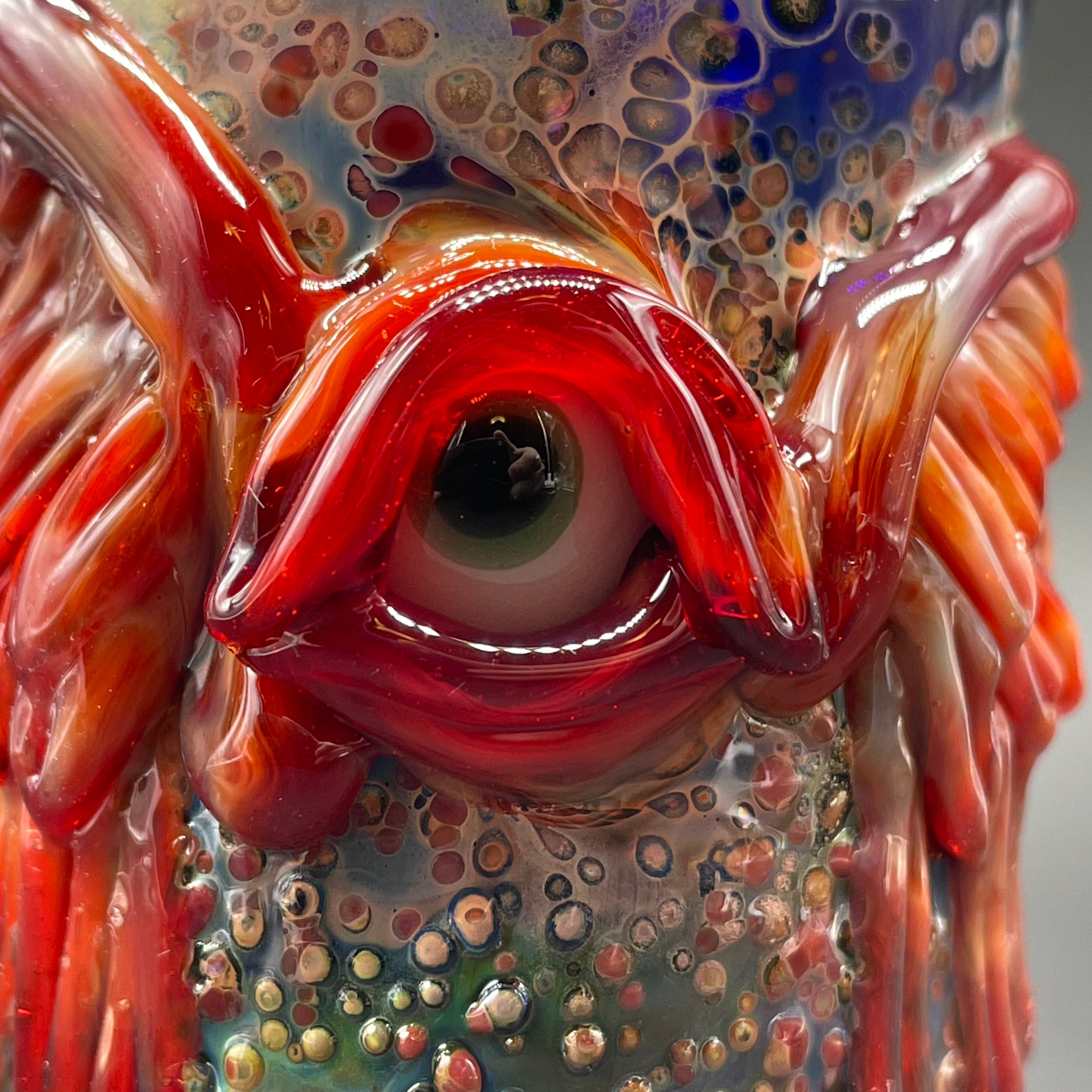 Red Winged Phoenix Shot Glass - Unique Collectible for Parties, Gifts & Home Bar Decor