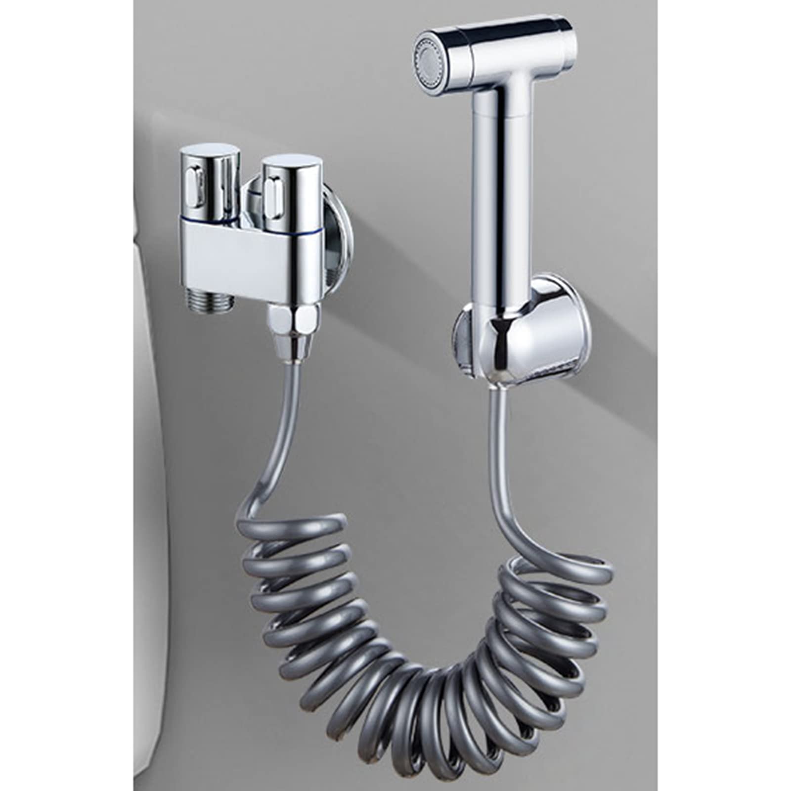 Brass Handheld Sprayer for Toilet, Baby Cloth Diaper & Pet Washing - Portable Chrome Attachment with 3m Hose (2m Option) - Easy to Install for Feminine Hygiene, Household & Garden Use