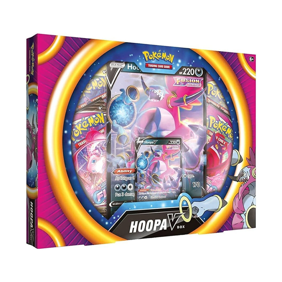 Pokemon Hoopa V Box - French Edition | Collectible Trading Card Game for Kids & Adults | Perfect for Battles, Gifts & Display