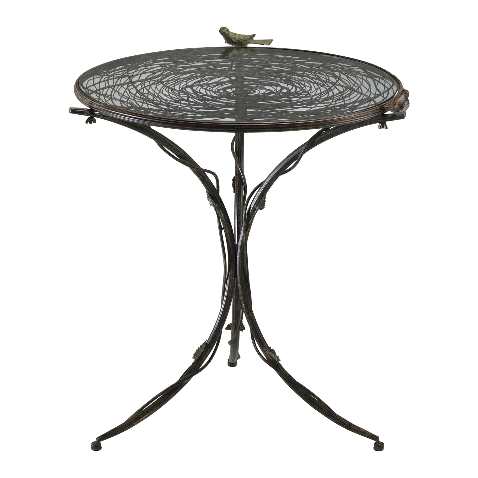 Cyan Design Bird Bistro Tables - Outdoor Garden Dining Set for Patio, Balcony & Backyard Decor | Elegant Small Bistro Table with Bird Motif for Coffee, Tea & Al Fresco Dining
