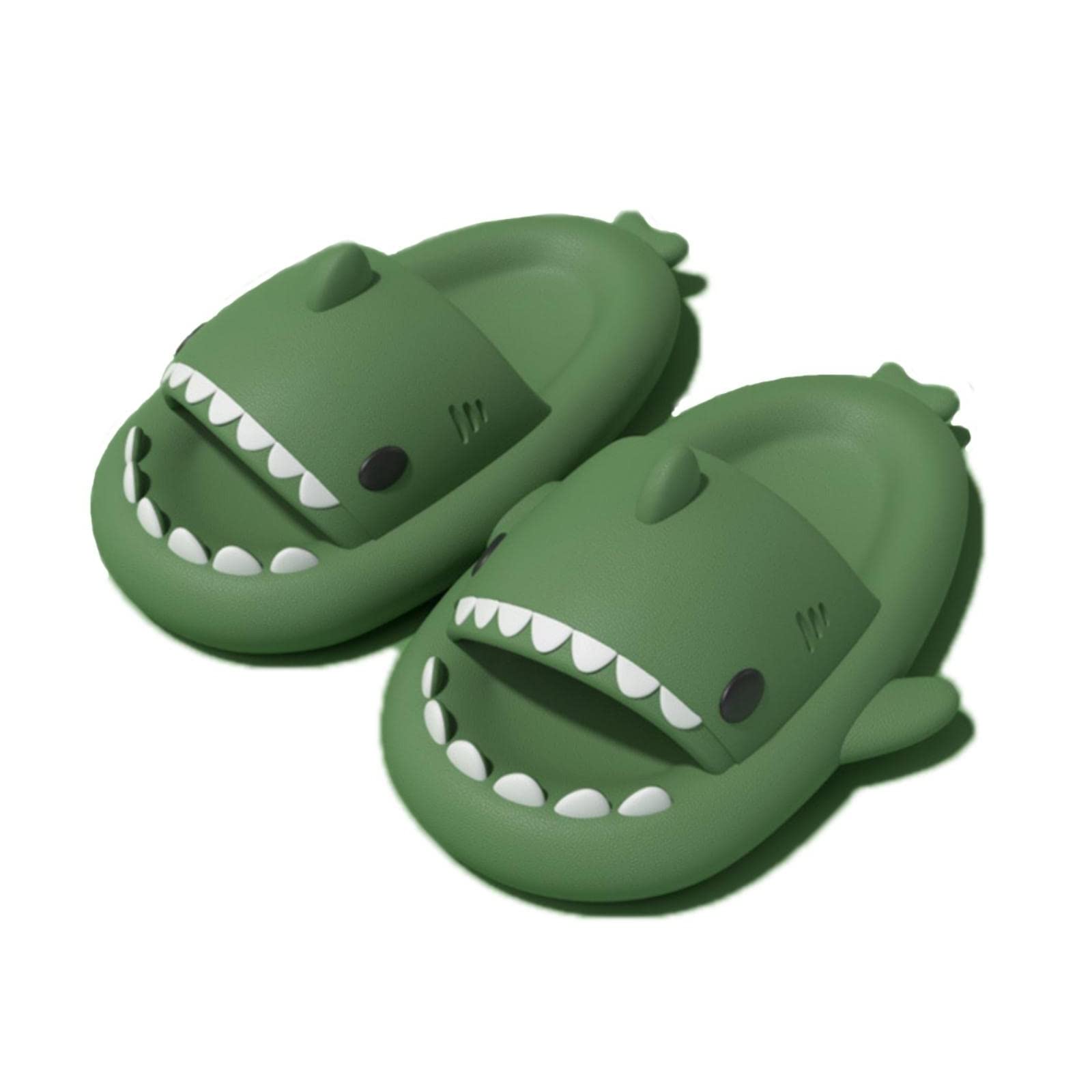 **Galinaty Cute Shark Slippers for Women & Men - Anti-Slip Shower Slides, Lightweight Open-Toe Sandals for Beach, Pool & Home Use**