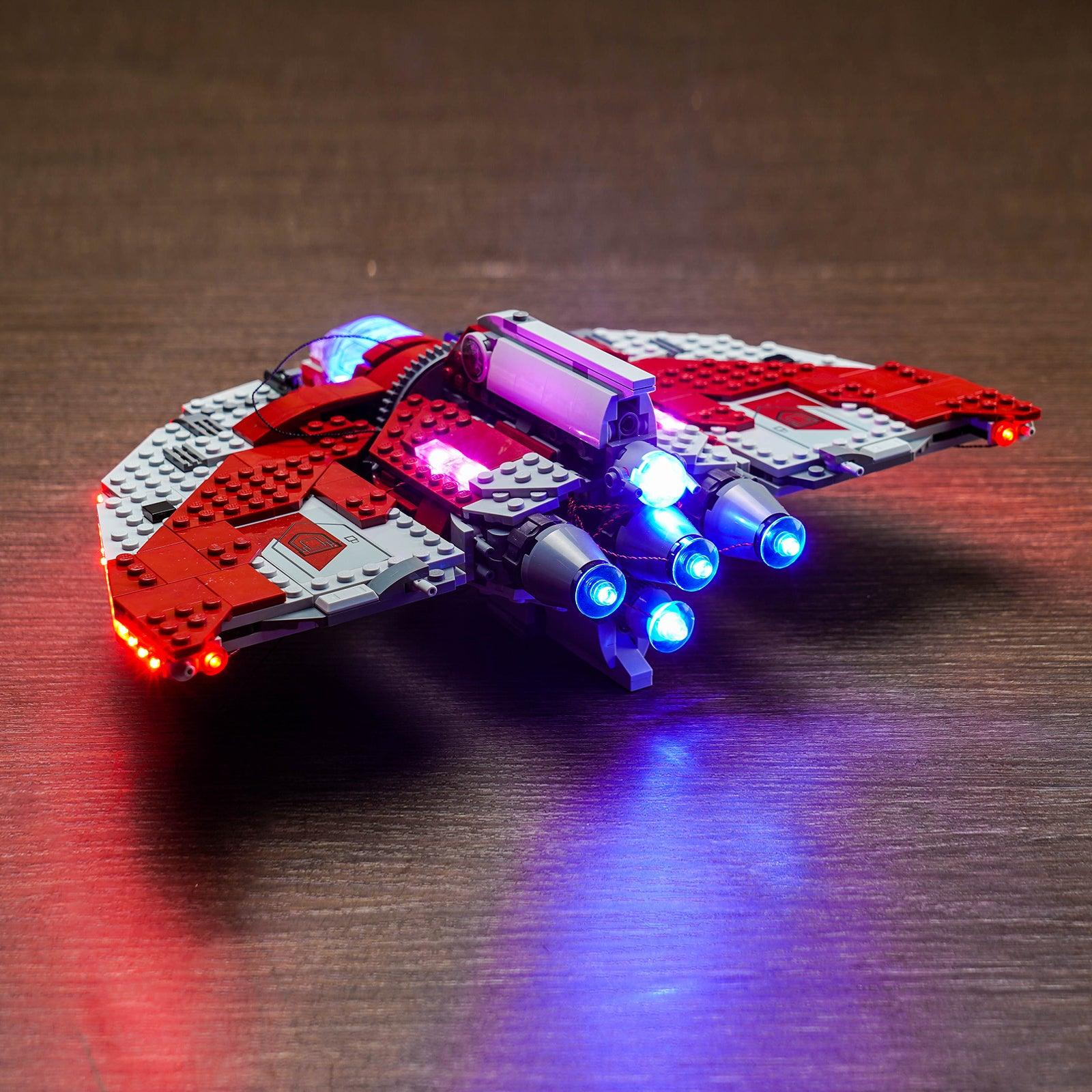 LEGO Ahsoka Tano's T-6 Jedi Shuttle 75362 Light Kit - LED Lighting Set for Star Wars Building Blocks - Perfect for Display & Nighttime Showcase