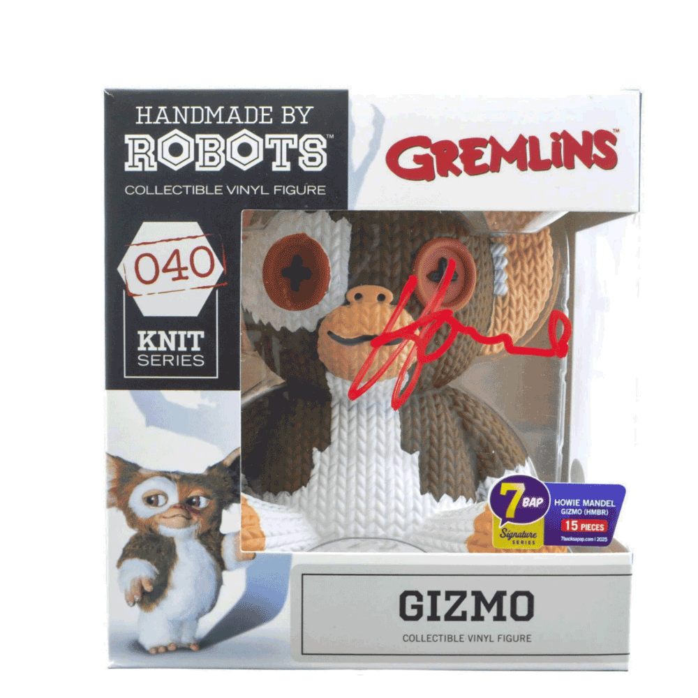 Howie Mandel Autographed Gizmo (Gremlins) Collectible - Limited Edition Handmade Robot Artwork (15 Pieces) - Perfect for Movie Memorabilia Displays & Pop Culture Collections