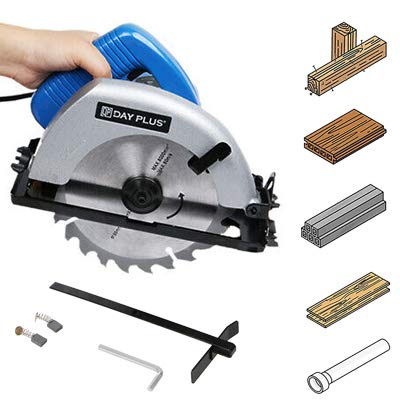 900W 4700RPM Electric Circular Saw - Powerful Corded Saw for Straight & Bevel Cuts | Woodworking, DIY Projects, Home Renovation
