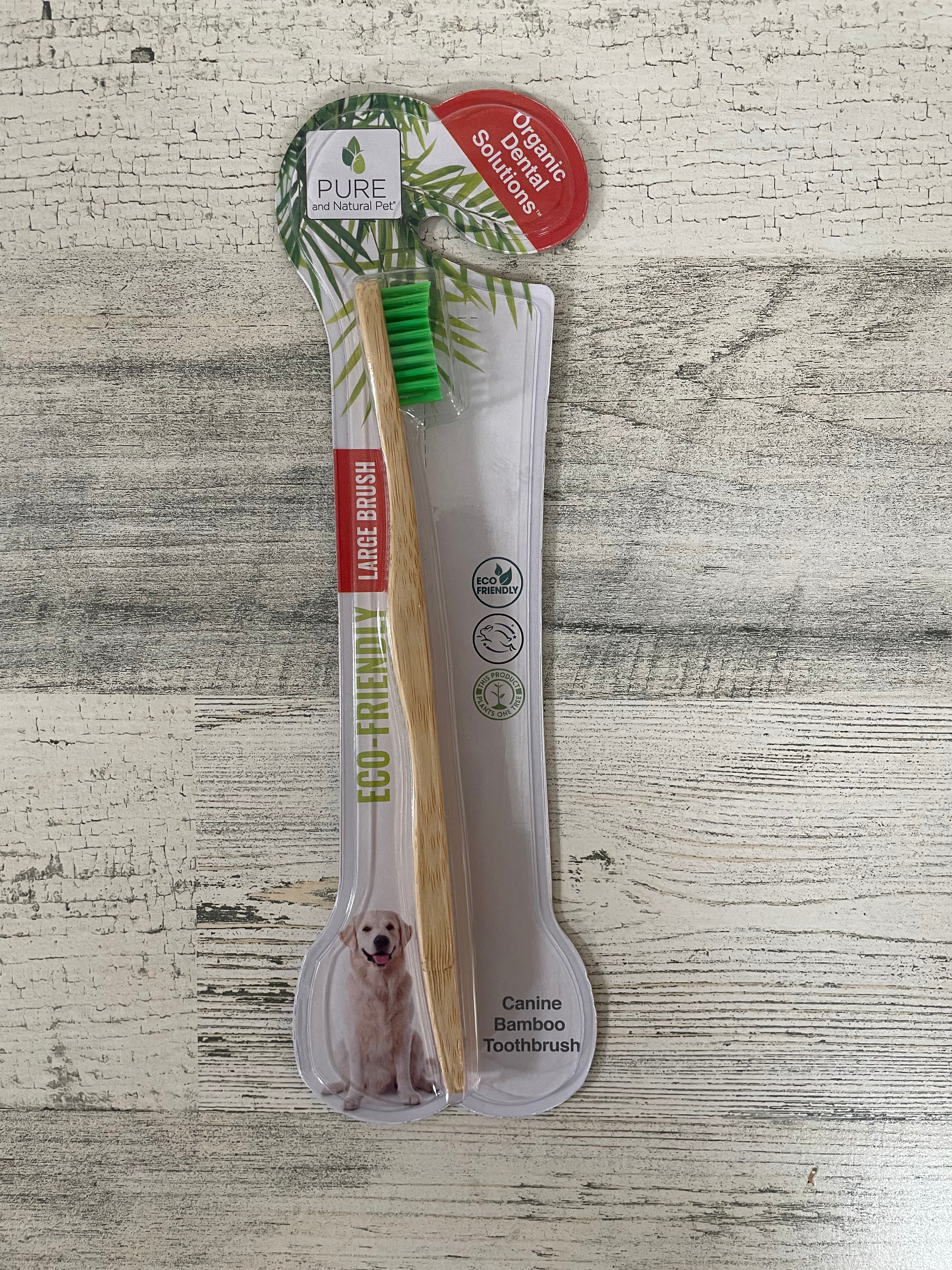 Natural Pet Toothbrush for Dogs & Cats - Soft Bristles for Gentle Cleaning - Perfect for Daily Oral Care at Home