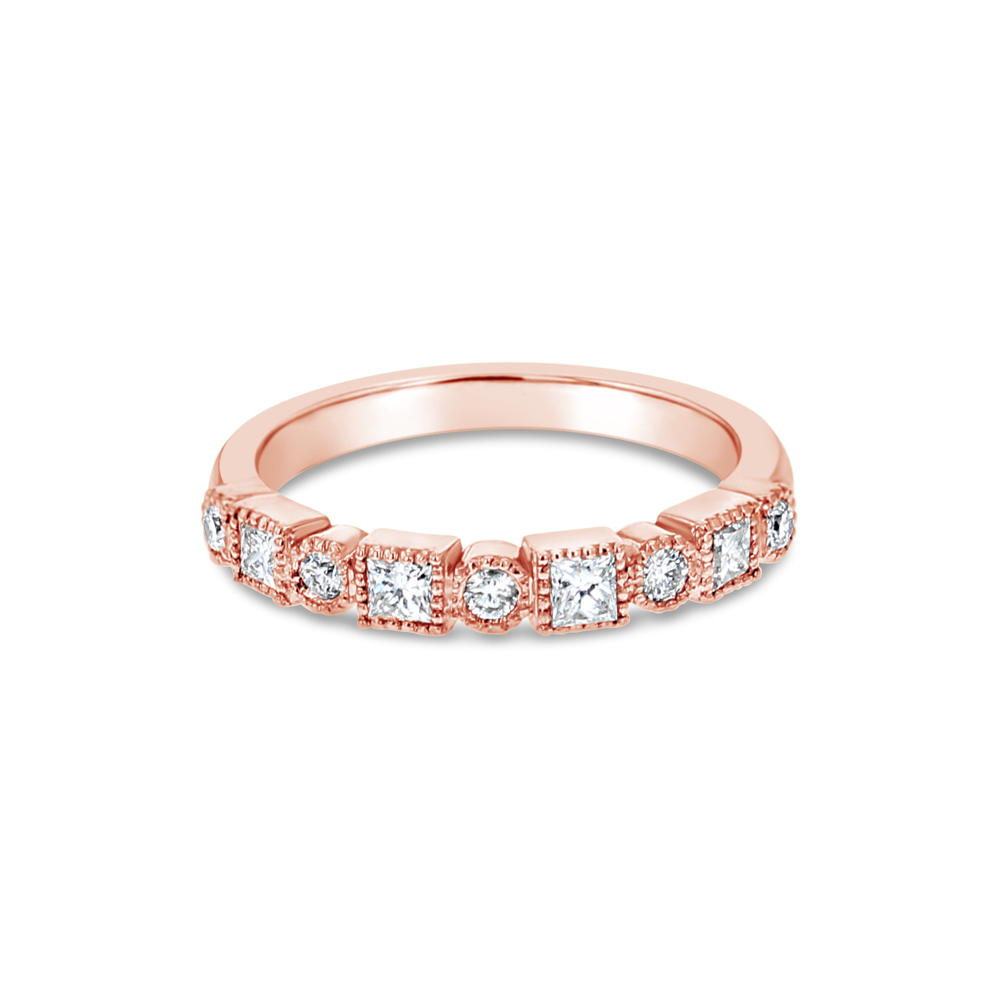 Elegant Beaded Diamond Stackable Ring for Women - Perfect for Layering, Stacking & Everyday Wear