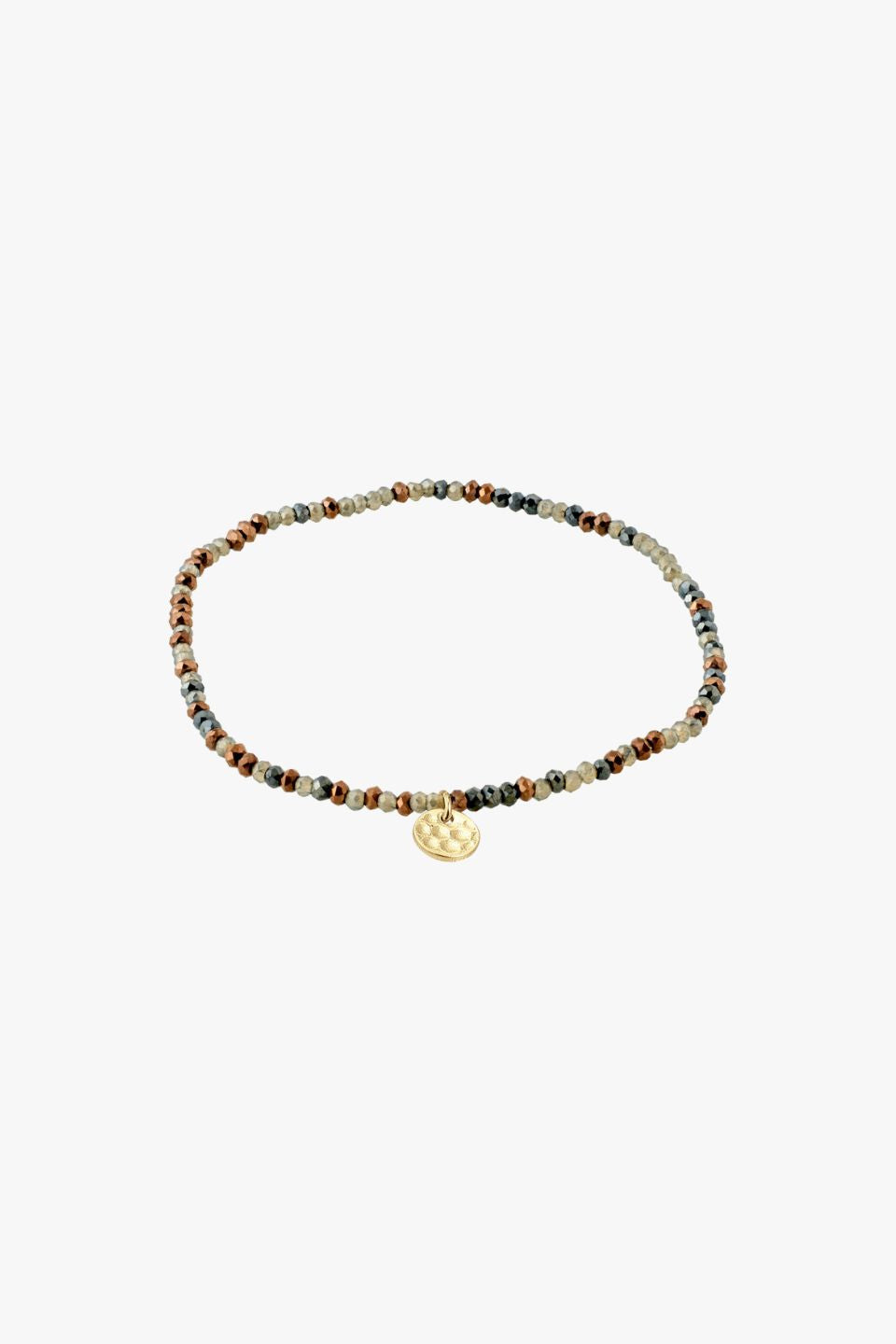 Indie Grey Mix Gold Plated EOL Bracelet for Women - Elegant Adjustable Bangle for Casual Wear, Party & Gift Giving