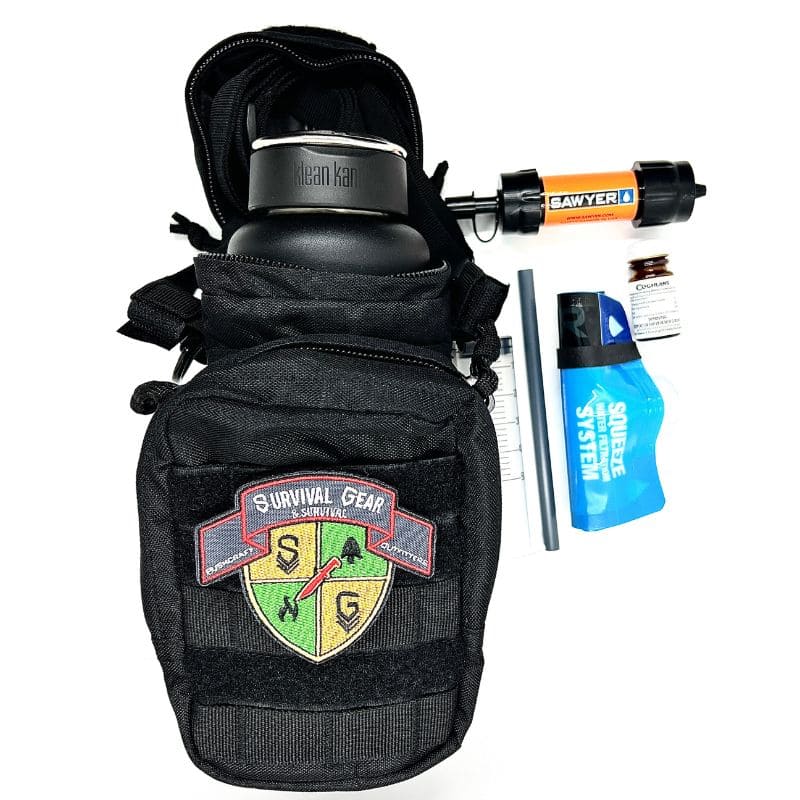 Emergency Survival Water Kit - Portable Water Filtration System for Camping, Hiking & Disaster Preparedness - Perfect for Outdoor Adventures & Emergency Situations