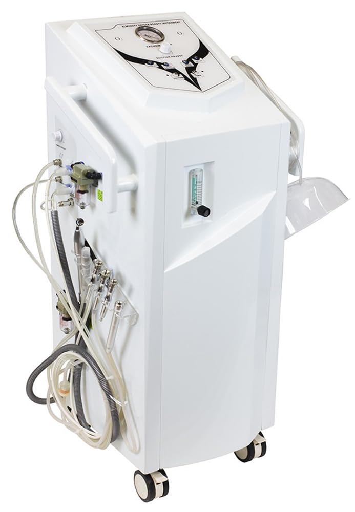 Professional SKINACT Oxygen Infusion & Microdermabrasion Facial Machine - At-Home Skin Care Treatment for Acne, Wrinkles & Blackheads | Salon-Quality Face Rejuvenation Device for Glowing Skin