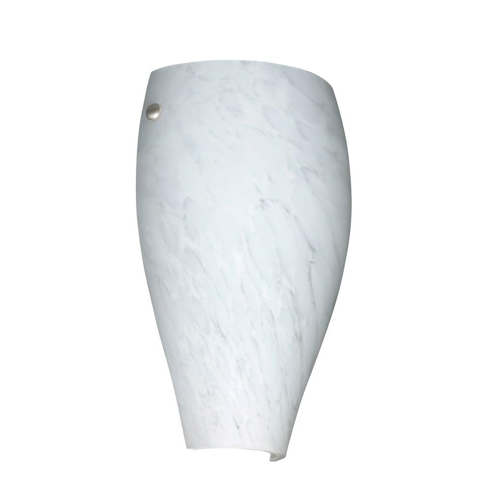 Chelsea Collection Contemporary Modern LED Wall Sconce - Polished Nickel Finish One Light Fixture for Bedroom, Living Room & Hallway Lighting