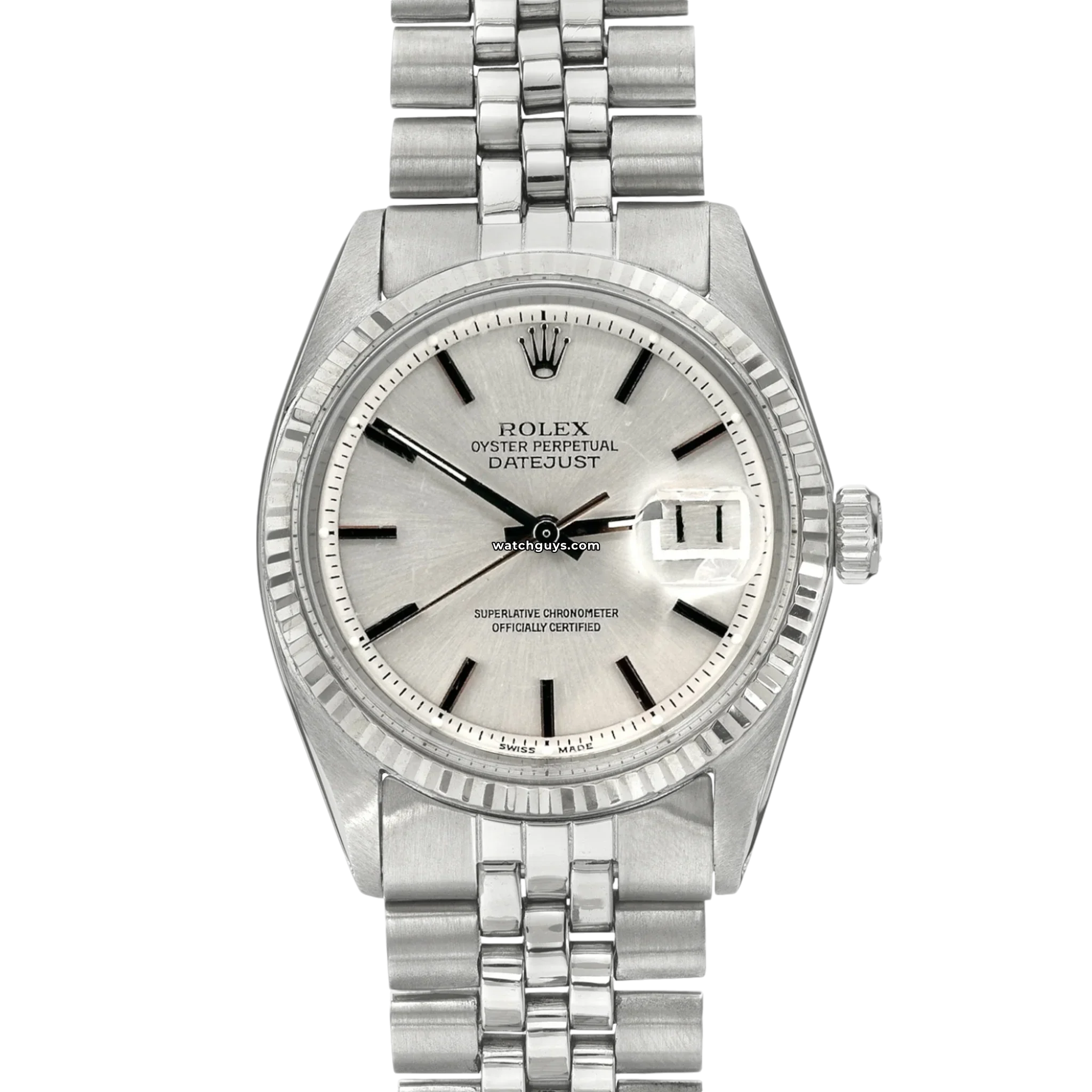 Rolex Datejust 1601 Men's Watch - Silver Stainless Steel & Gold, Automatic Movement, Water Resistant - Perfect for Business, Formal Events & Luxury Gifts